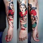 The Incredible Tattoos of Peter Aurisch And His Cubist Technique