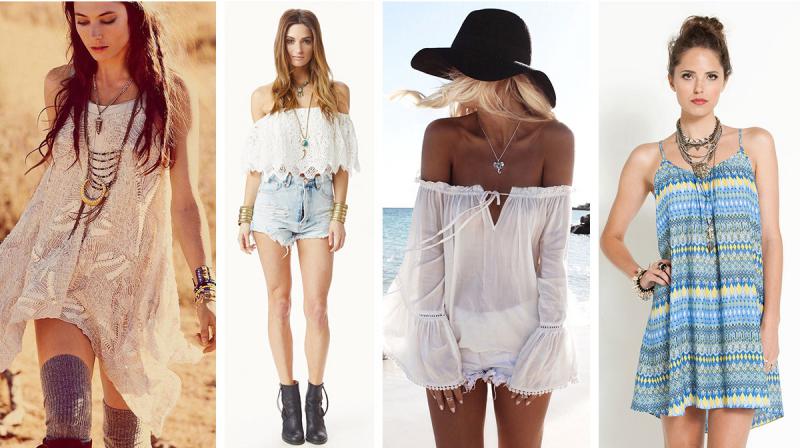 boho chic summer outfits